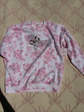NWT Pink x Love Shack Fancy Sweatshirt
